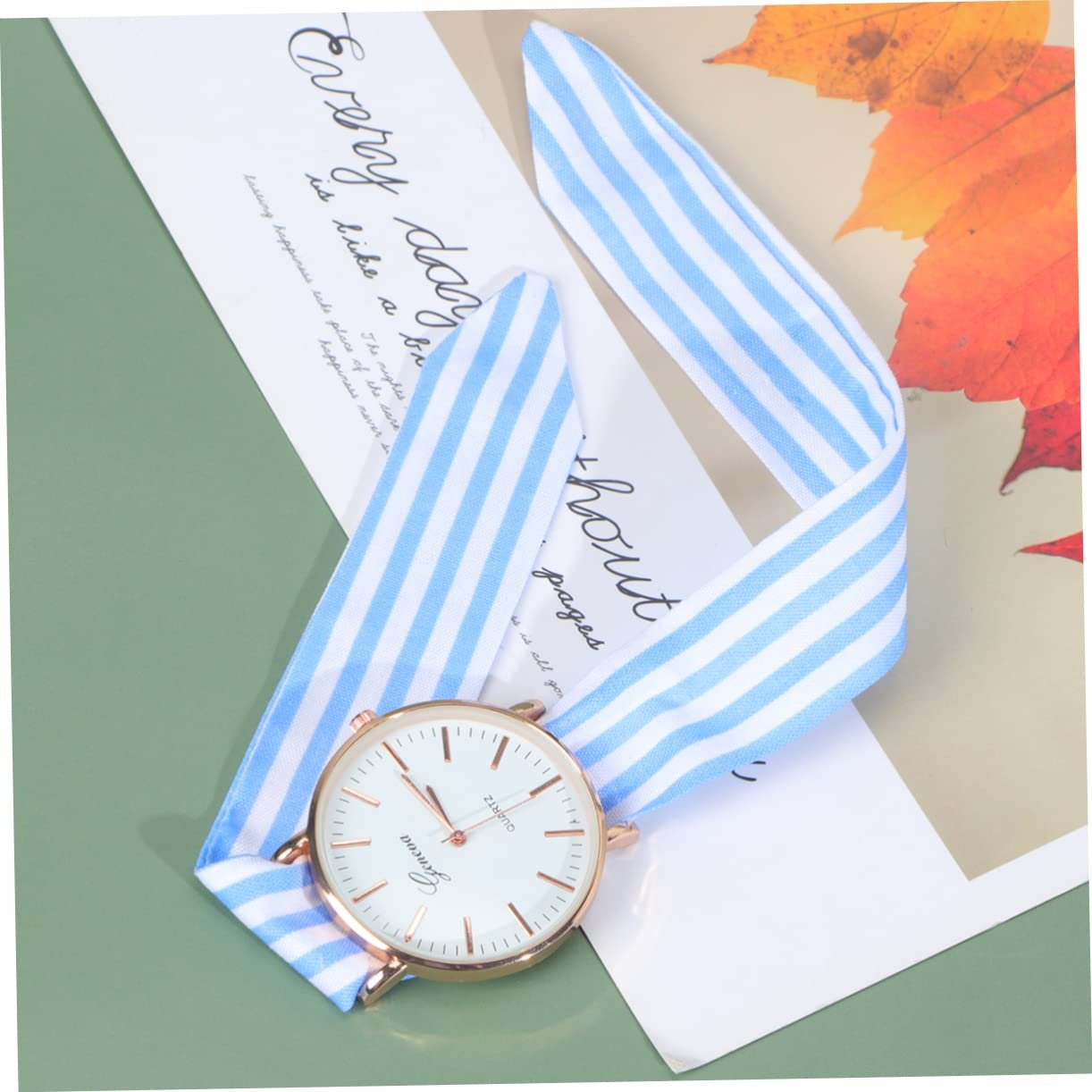 Годинник з бантом LIFKOME поліестер - жіночий кварцовий наручний годинник, блакитний, фото №5 Годинник з бантом LIFKOME поліестер - жіночий кварцовий наручний годинник, блакитний, фото №5