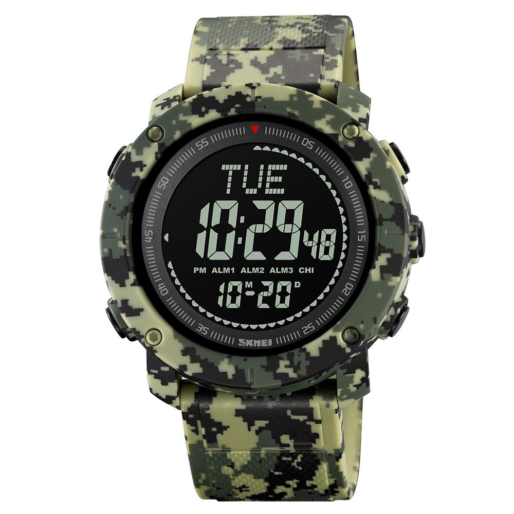 Годинник Skmei 2095CMGN Camo Green Compass, фото №1