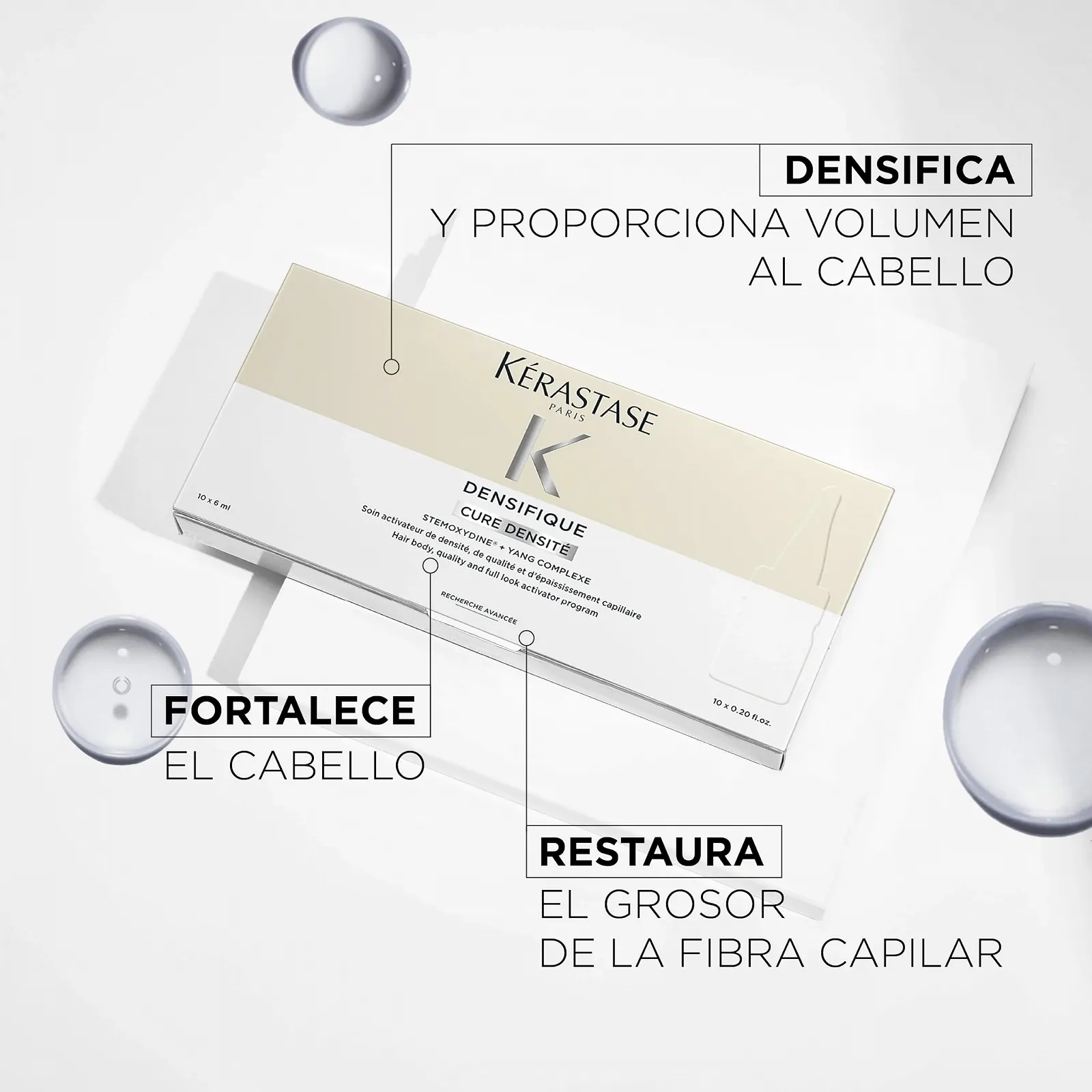 Засіб для росту волосся Kérastase Densifique Femme 42 x 6 мл, фото №4