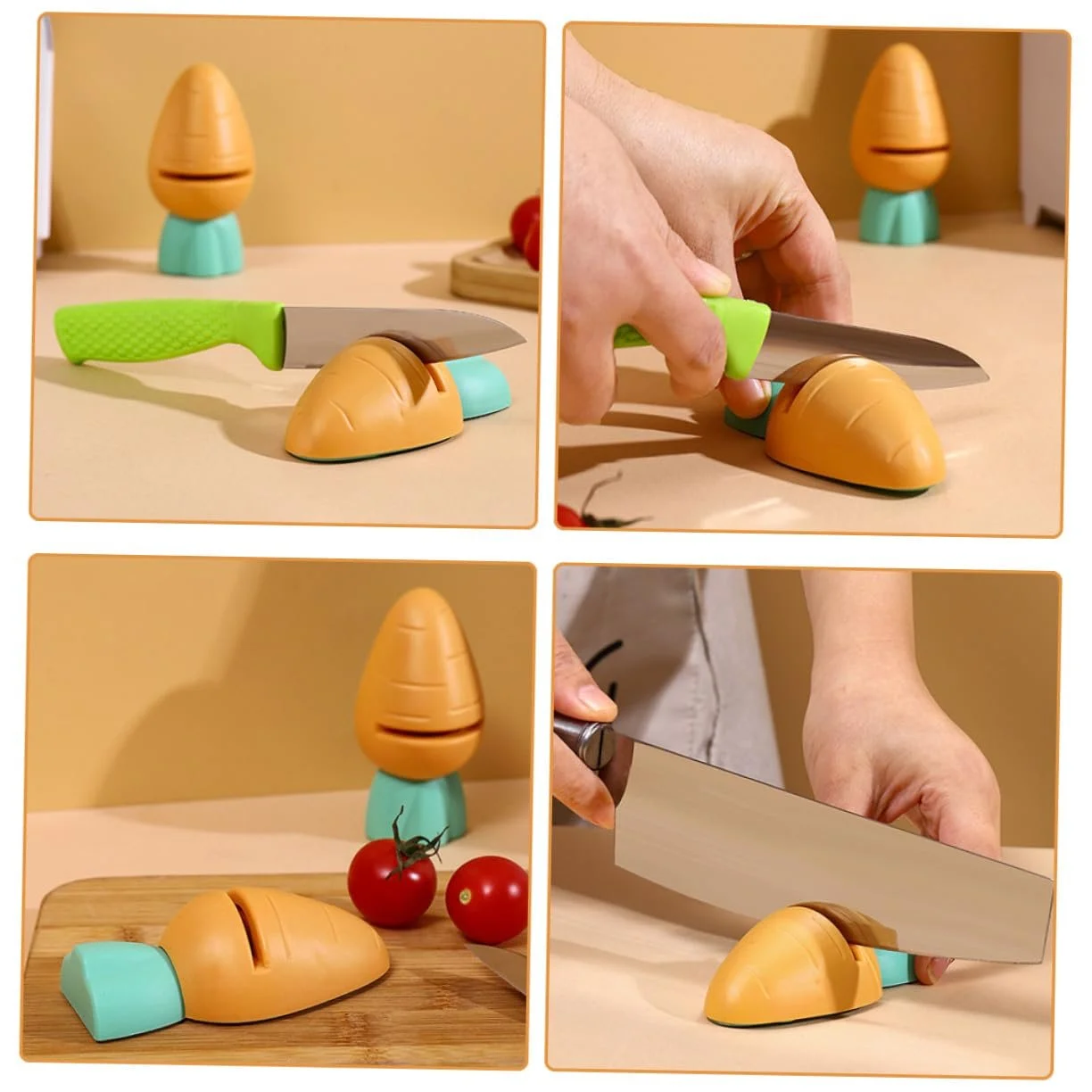 Точильные камни TOYANDONA Mini Carrot набор 4 шт., фото №5