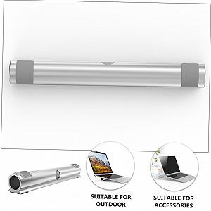 Подставка для ноутбука алюминиевая, эргономичная, регулируемая по высоте, с противоскользящей накладкой, улучшенное отведение тепла, стабильная подставка synthetic.ua - Фото 1