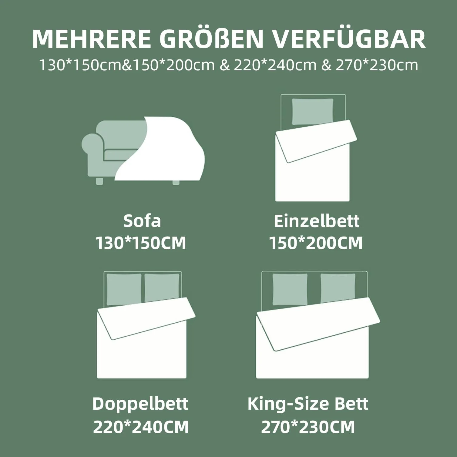 Покривало CHUFFED Вафельний піке 270 x 230 см 100% Бавовна, фото №8