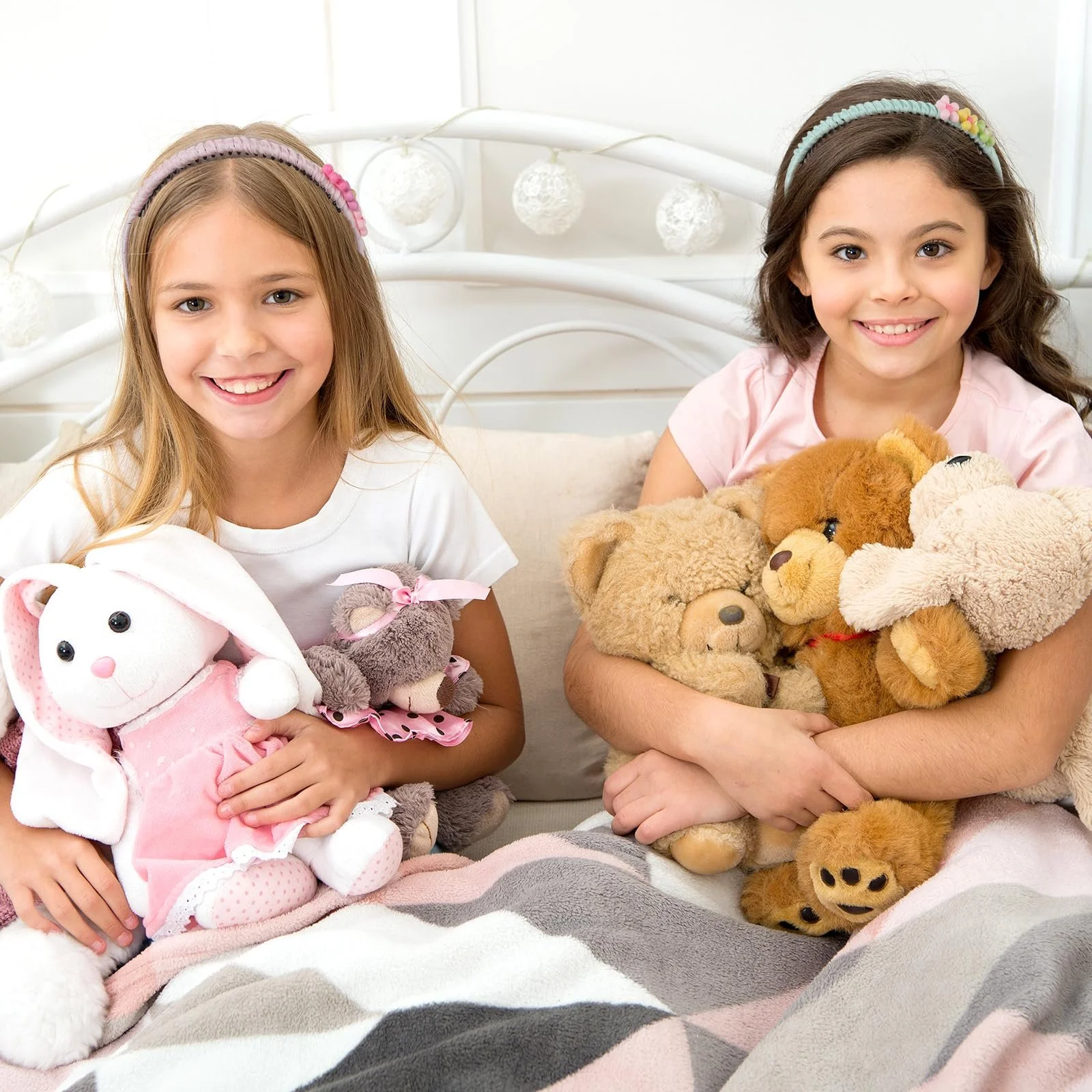 Набір з 3 дитячих обручів для волосся, фото №5