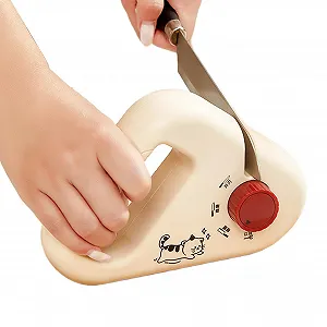 Точило для ножів Cutter Sharpener ручне 4-в-1 для кухні, дому та бару - Фото 1