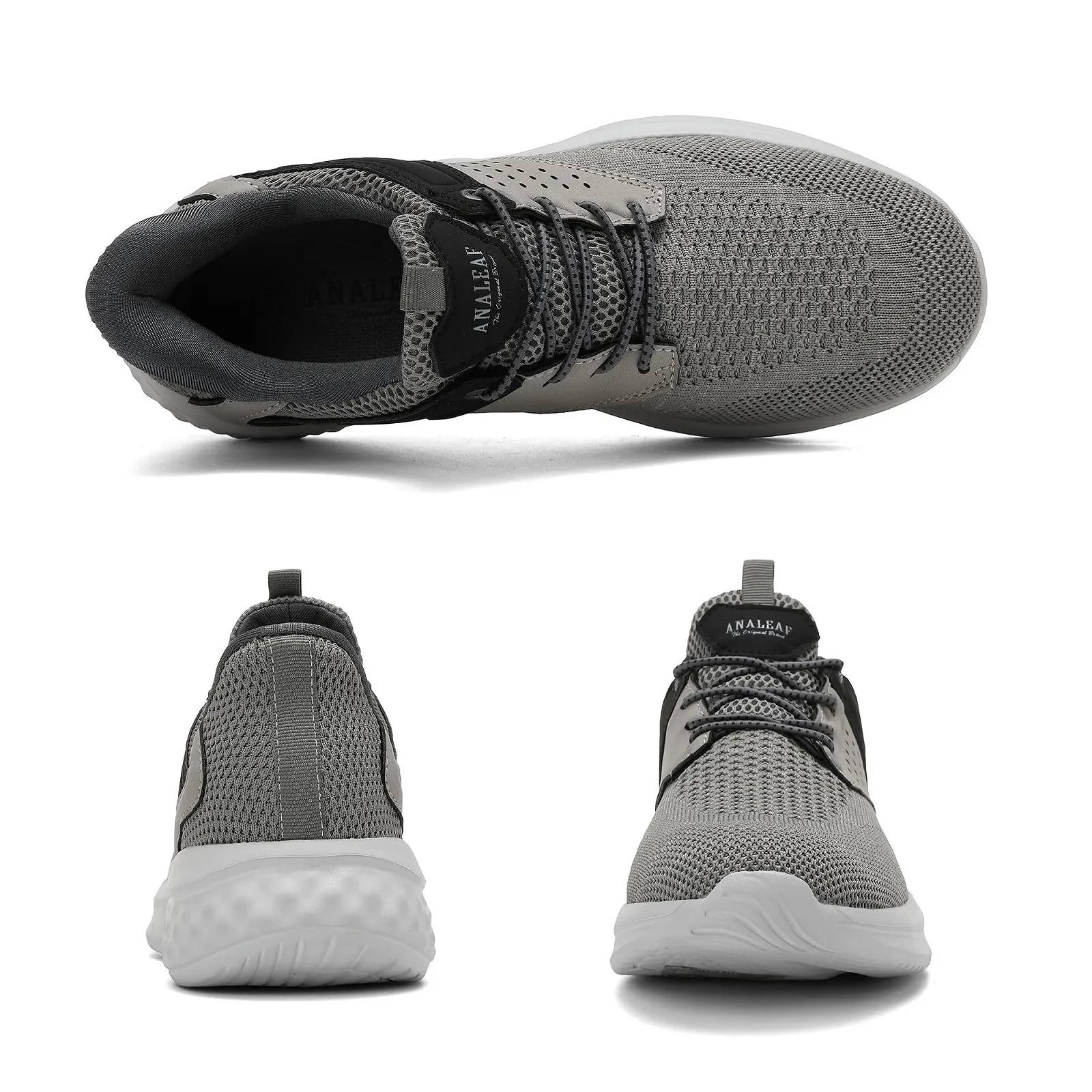 Чоловічі кросівки ANALEAF Спортивні кросівки для ходьби Легкі дихаючі, фото №4