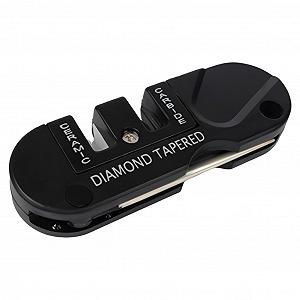 Точилка для ножів ручна Портативна багатофункціональна з отвором для шнурка - Фото 1