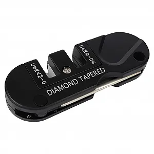 Точилка для ножів ручна Портативна багатофункціональна з отвором для шнурка - Фото 1