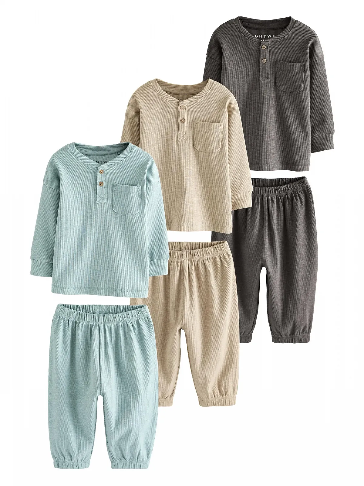 Піжама NEXT Oversized Fit, Набір з 3 штук, фото №1