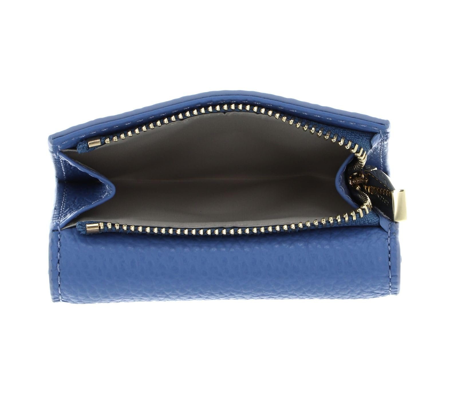 Кошелек Coccinelle Metallic Soft Кожа Grained Azul, лазурный, фото №2