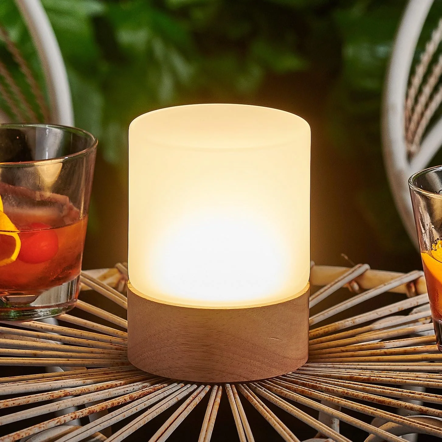 Настільна лампа Omniance Elara LED Акумуляторна Бездротова з пультом ДК 1 лампа 2 джерела світла, фото №2