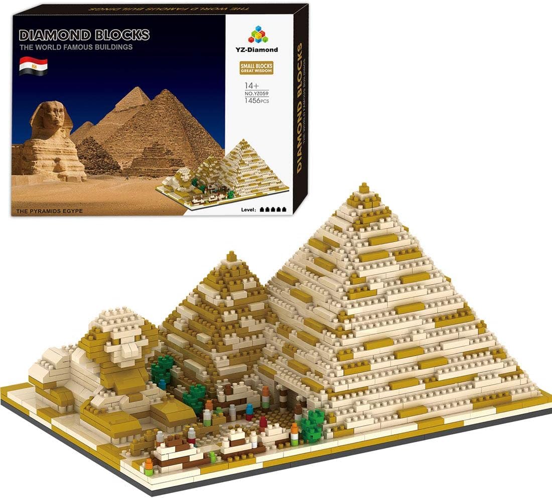 Набор для строительства APRILA Technik Architecture Pyramid 1456 Строительных Блоков, фото №1