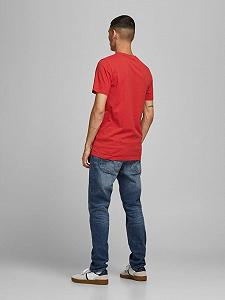 Футболка JJELOGO TEE SS O-NECK 2 COL SS21 NOOS 12180867 True Red Jack&Jones Червоний S synthetic.ua - Фото 1