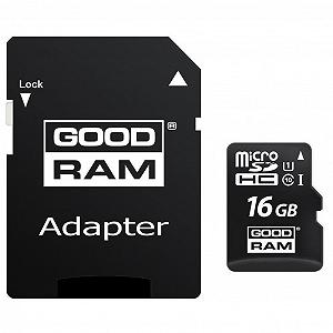 Карта памяти Goodram 16gb microSDHC Class 10 M1AA-0160R12 - Фото 1