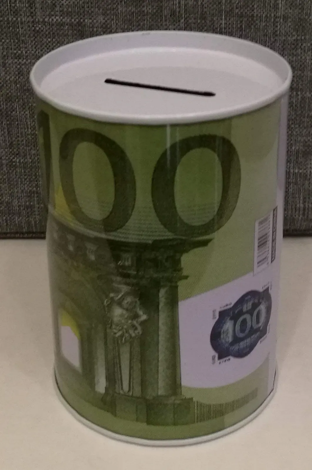 Копилки Euro Notes металлические 5 шт. Серебристый, фото №6