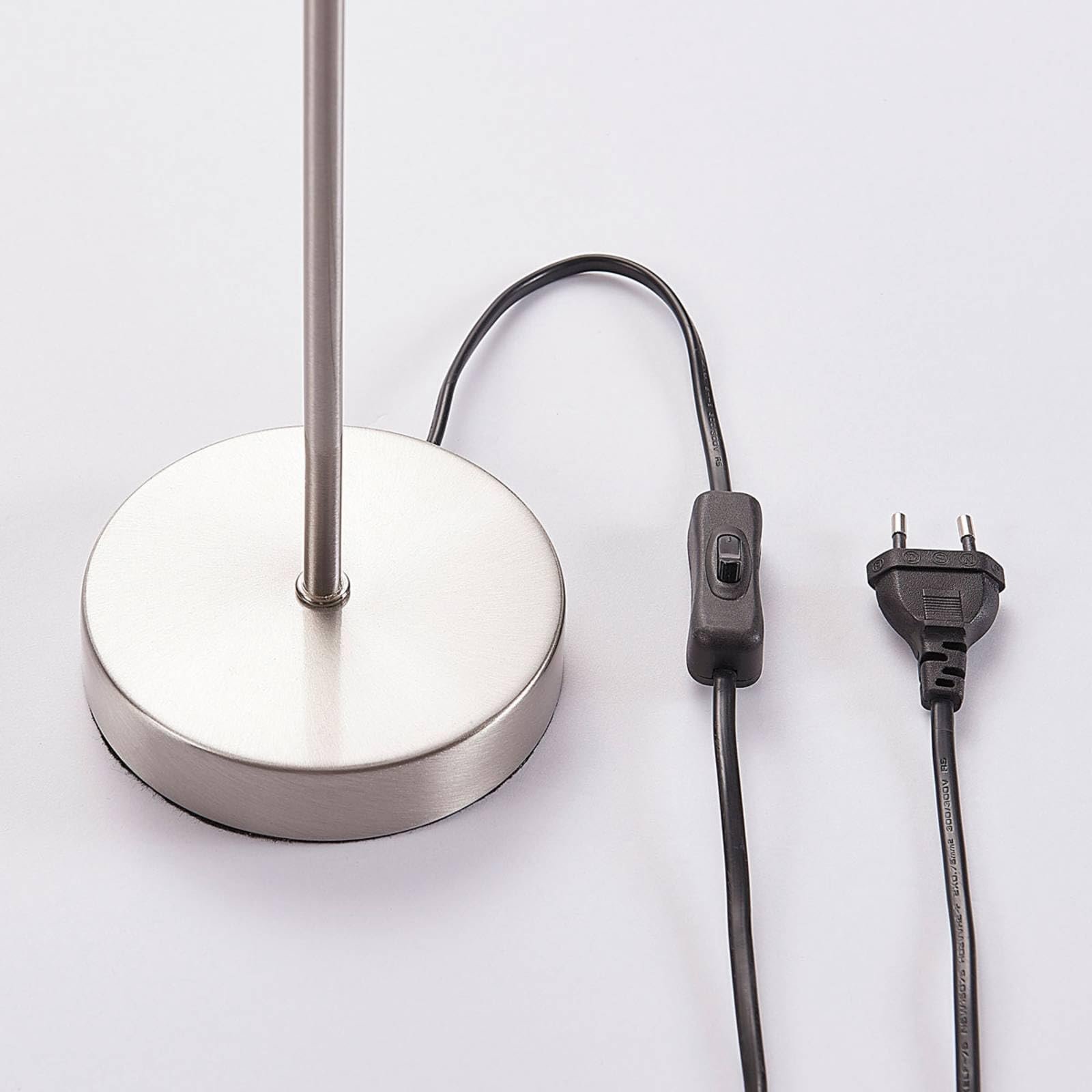 Настільна лампа Lindby Тканинний абажур 1 x E27 60 Вт Біла, фото №9