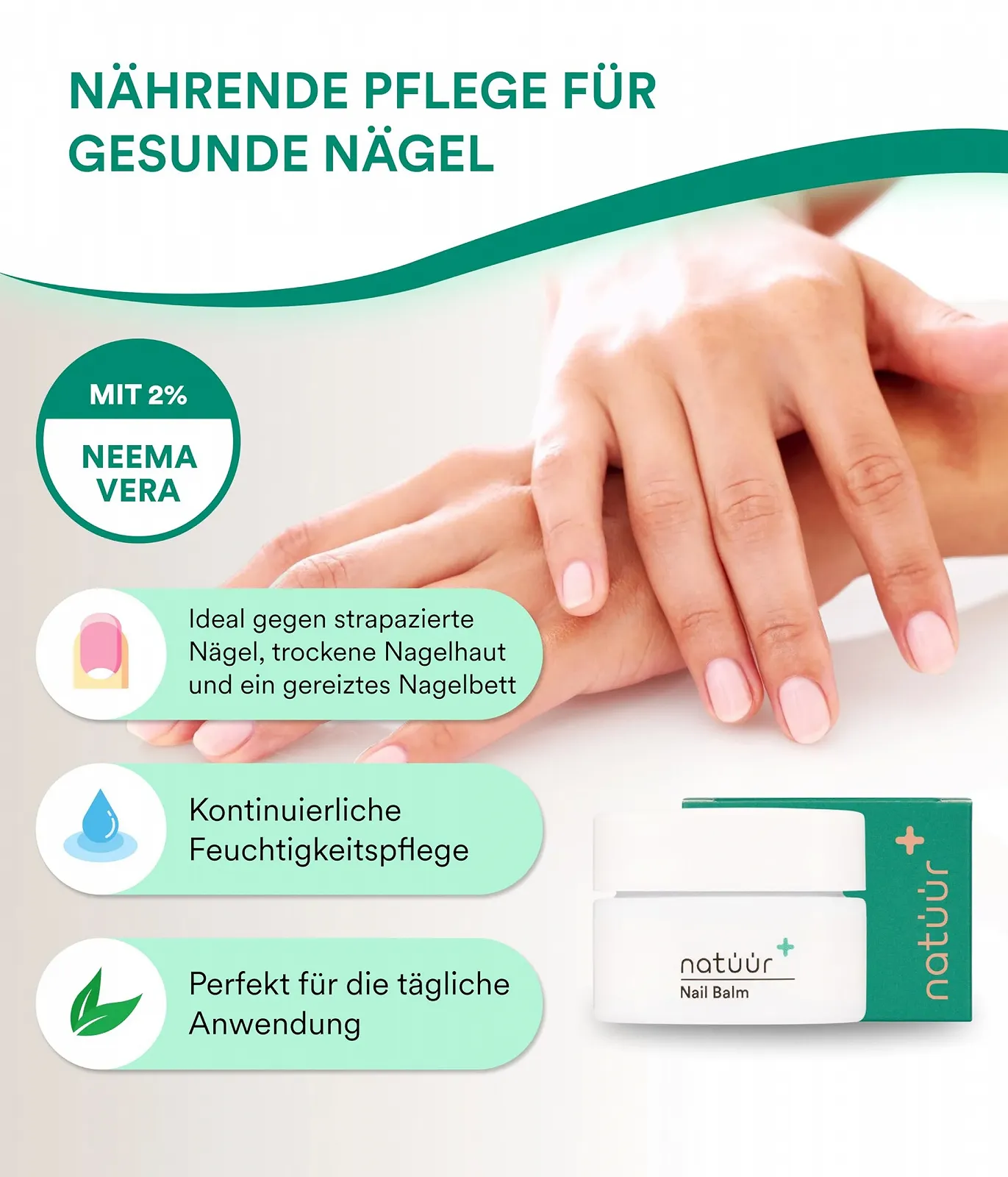 Бальзам для нігтів NeemAVERA з екстрактом німу 15 мл, фото №2