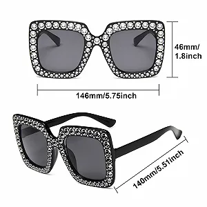 Солнцезащитные очки TSHAOUN квадратные со стразами, большие, Unisex цена на synthetic.ua - Фото 1 Солнцезащитные очки TSHAOUN квадратные со стразами, большие, Unisex synthetic.ua - Фото 1