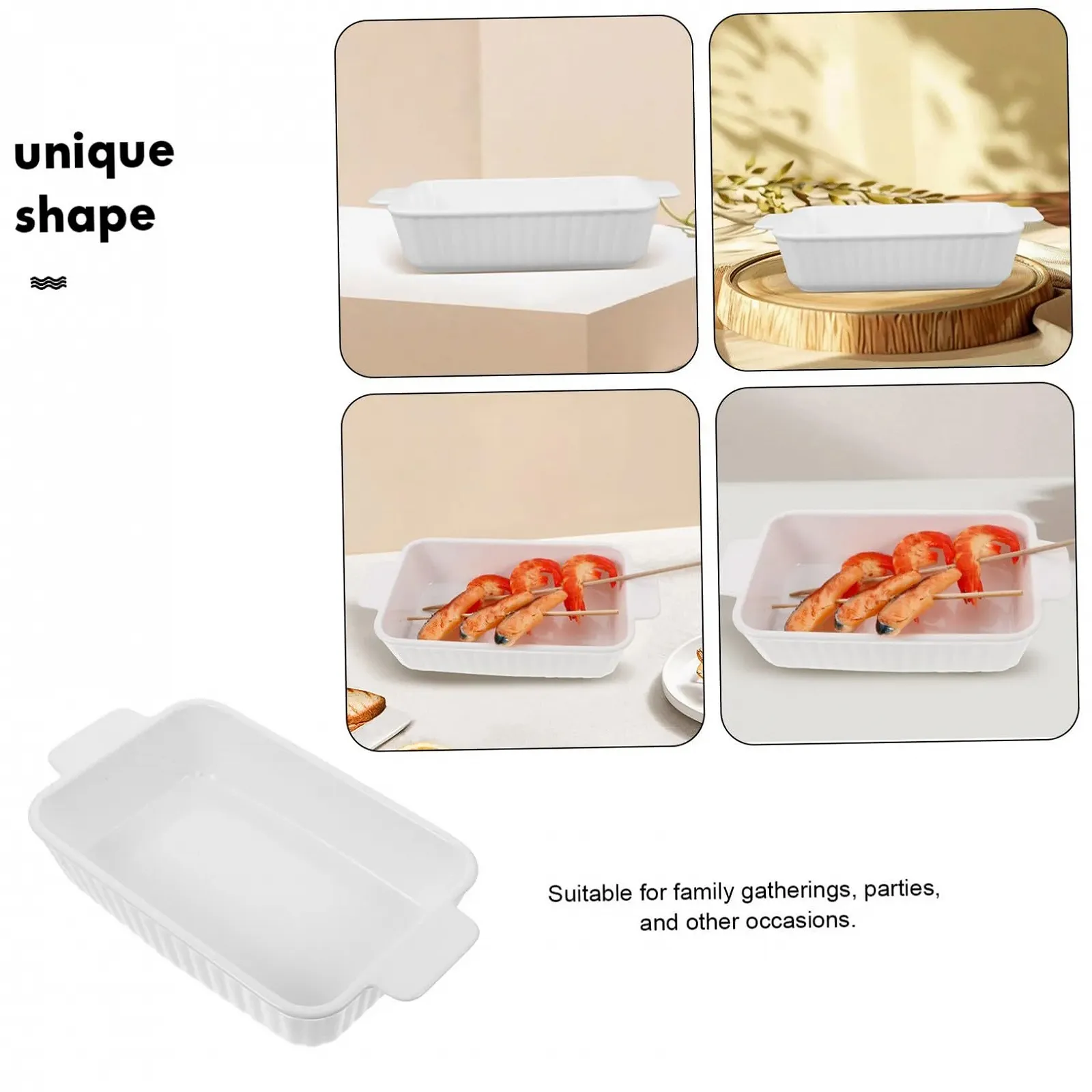 Форма для запікання SOLUSTRE керамічна з подвійними ручками, фото №9