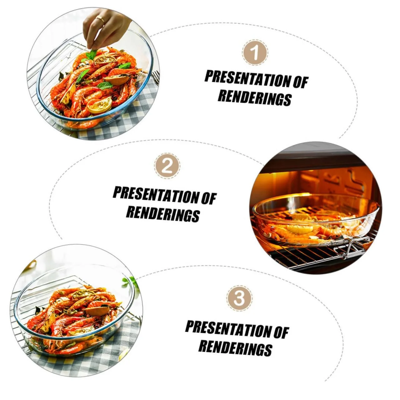 Форма для запекания NOLITOY овальная стеклянная термостойкая Прозрачная, фото №6