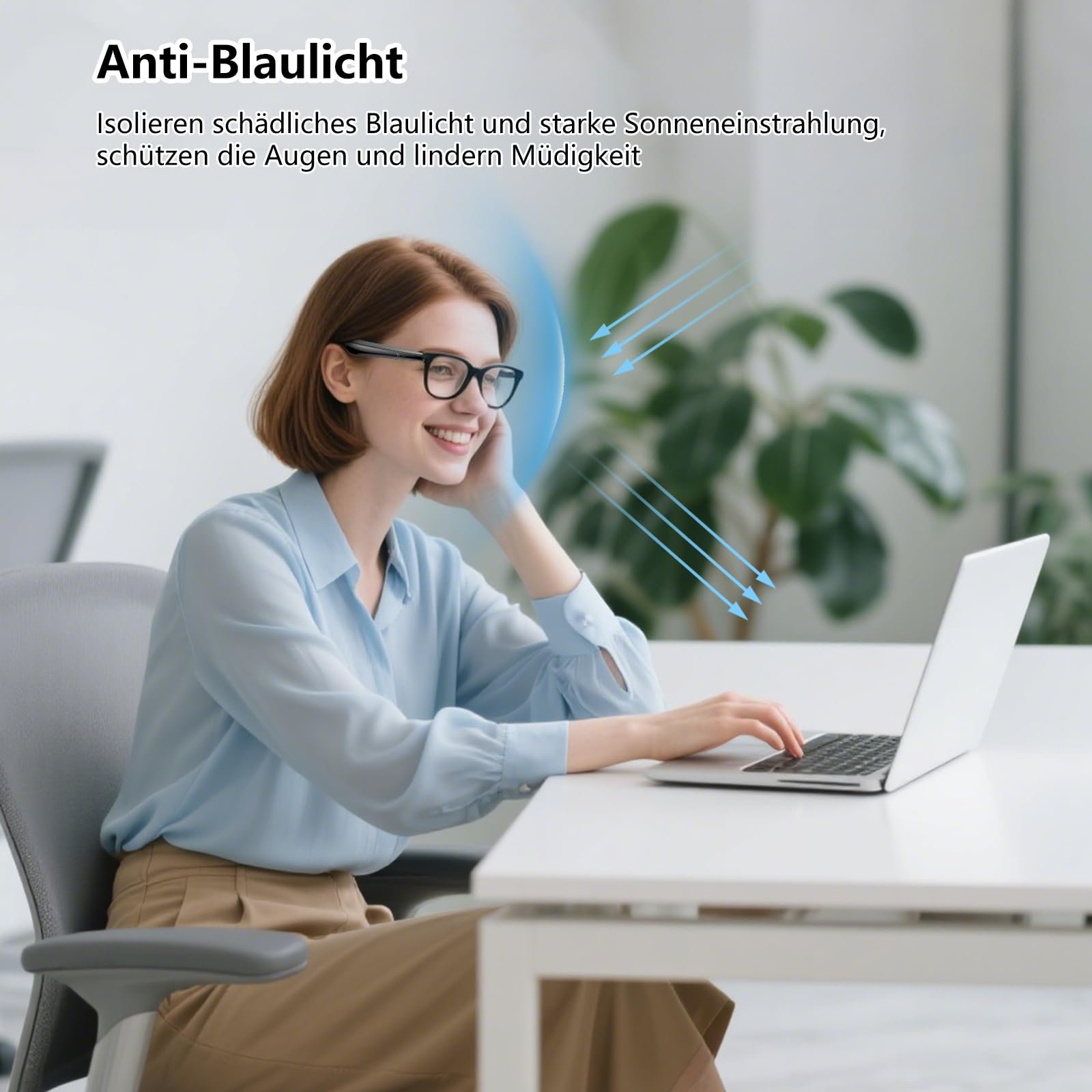 Умные очки Bluetooth с AI переводом, фильтром синего света, голосовым управлением, HiFi аудио, 163 языка, фото №5