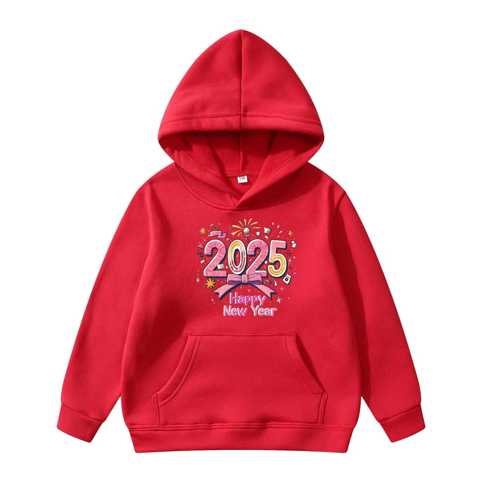 Толстовка Christmas Unisex Hoodies Short Pullover 2025 Merry Long Sleeve Pullover Oversized Pullover Shirts, размер 140, фото №1