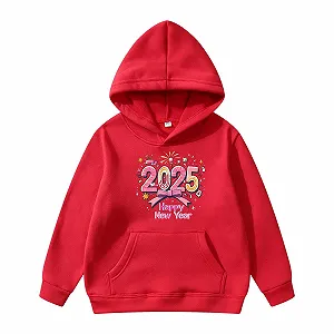 Толстовка Christmas Unisex Hoodies Short Pullover 2025 Merry Long Sleeve Pullover Oversized Pullover Shirts, размер 140 - Фото 1