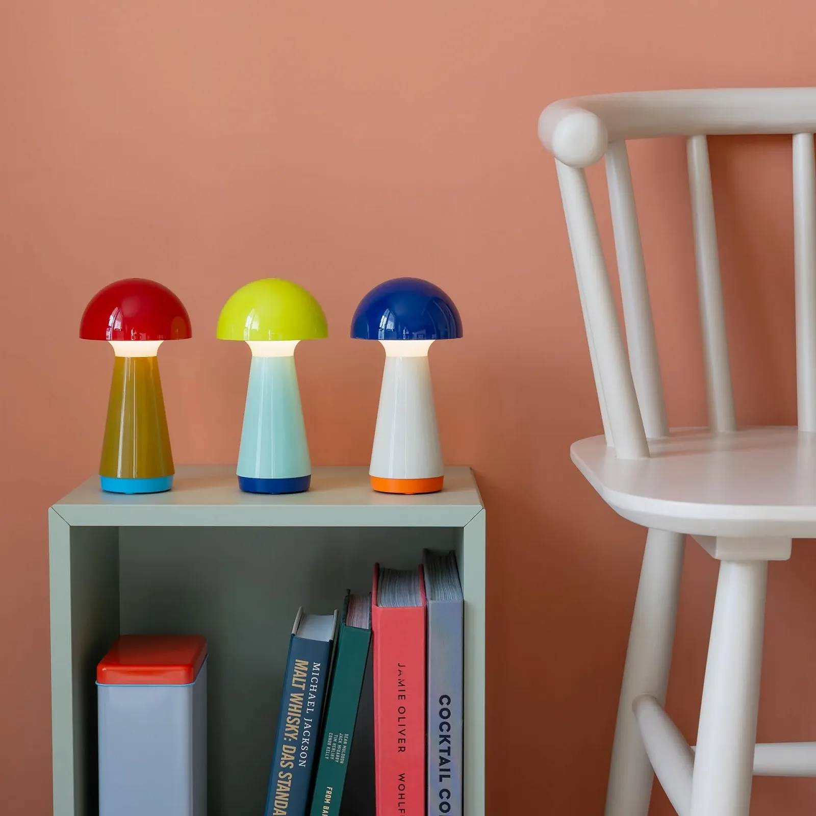 Настільна лампа REMEMBER Bobbi Plastic LED 18 см 9.5 см Blue, фото №4