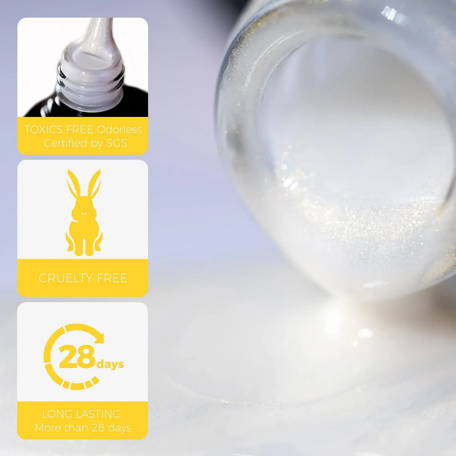 Перламутровий лак для нігтів BURANO Pearl, Mermaid, фото №4