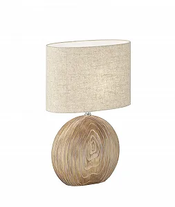 Настільна лампа Fischer & Honsel Tobse 50608 E27 пісочний - Фото 1