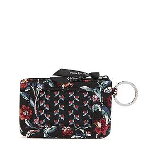 Гаманець Vera Bradley Zip Бавовна Perennial Noir One Size synthetic.ua - Фото 1