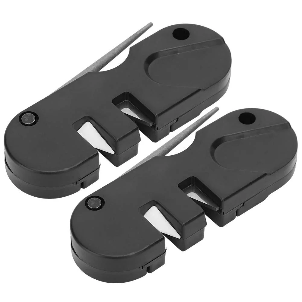 Точило для ножів Campvival кишенькова для стандартних та серрейторних лез Carbide Ceramic Diamond, фото №5