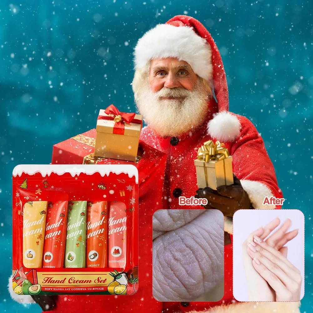 Набір з 5 кремів для рук Різдвяне морозиво, фото №7