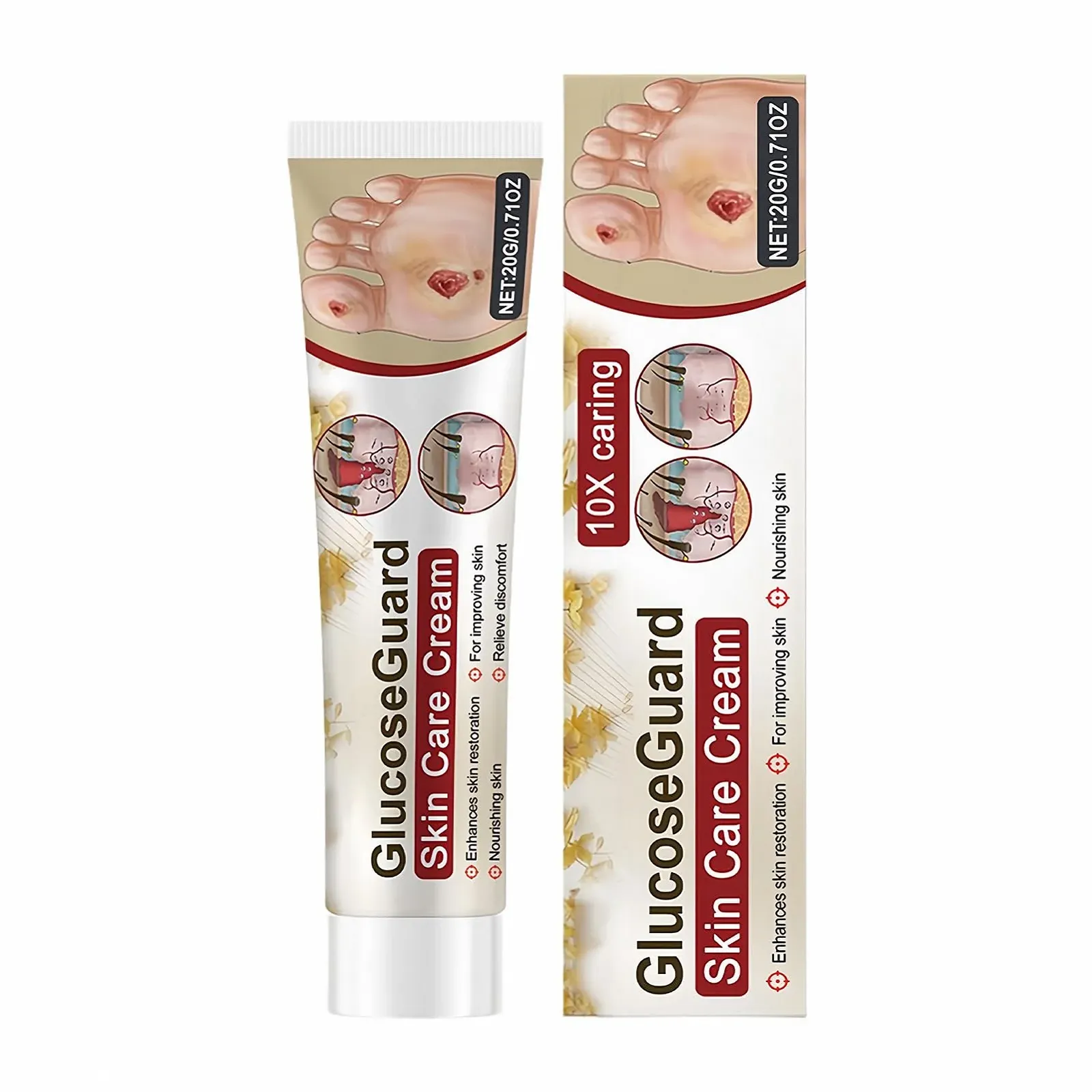 Крем для ног Cracked Feet увлажняющий для сухой и потрескавшейся кожи для мужчин и женщин, фото №9