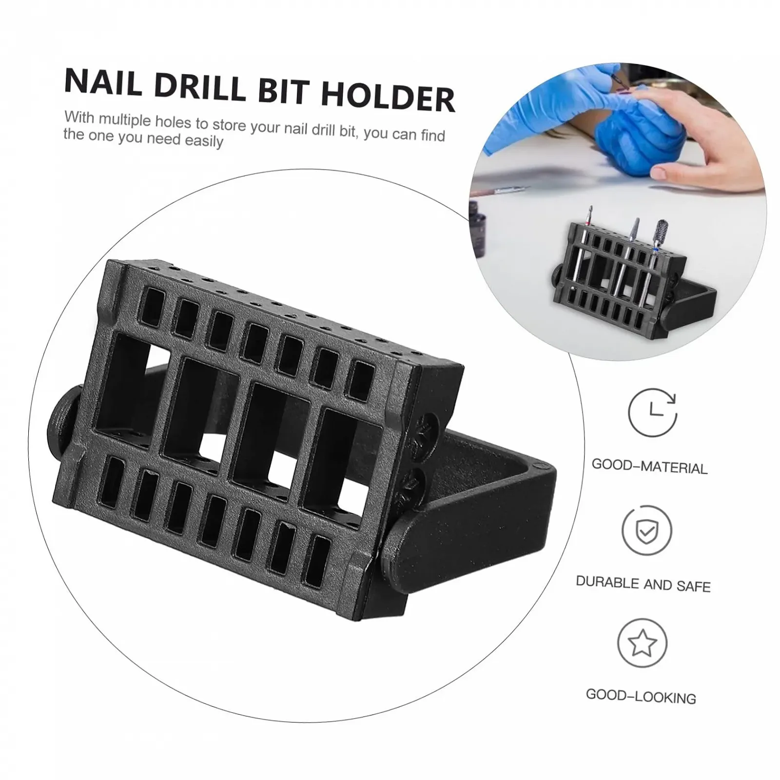 Подставка OATIPHO для маникюрного дриля, 2 шт., держатель для хранения, фото №8