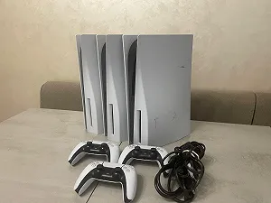 Ігрові приставки Sony Playstation PS5 CFI-1015A, CFI-1115A, CFI-1215A,  Blu-ray + джойстик synthetic.ua - Фото 1