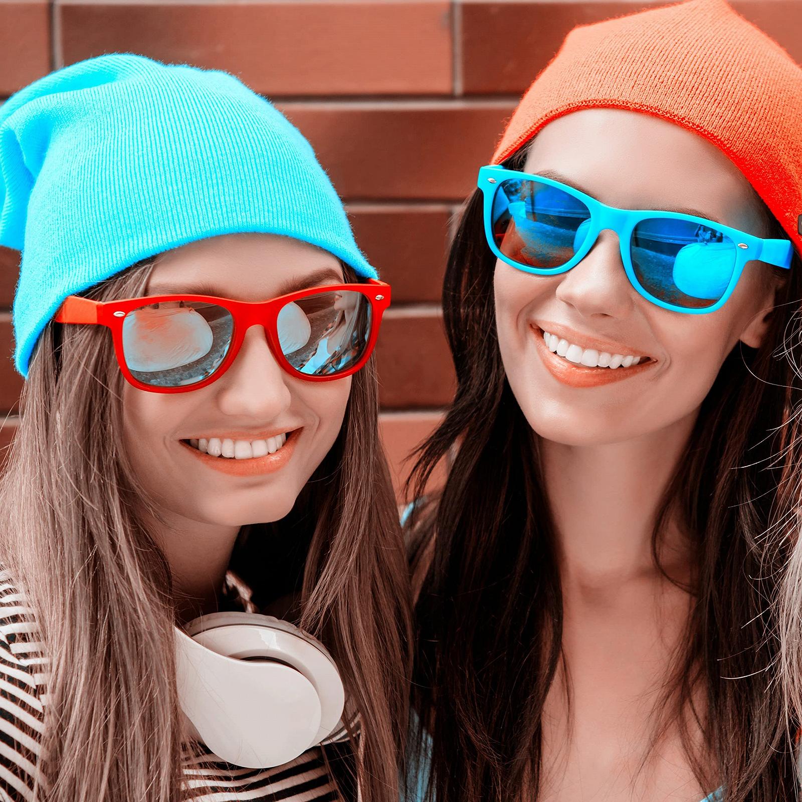 Сонцезахисні окуляри FSMILING Neon, набір для жінок і чоловіків, 10 штук, фото №8