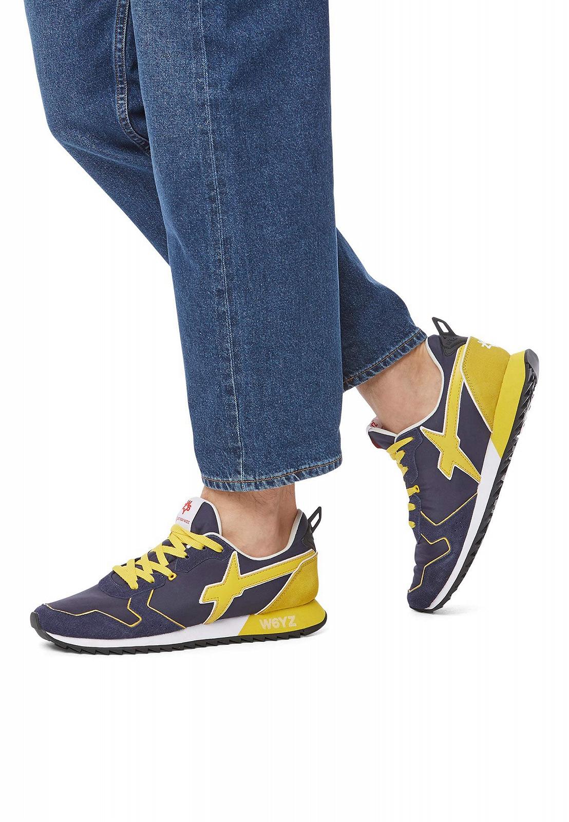 Кросівки W6YZ Jet M Шкіра та нейлон Помаранчевий/Зелений мілітарі, фото №2