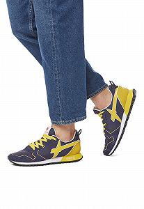 Кросівки W6YZ Jet M Шкіра та нейлон Помаранчевий/Зелений мілітарі synthetic.ua - Фото 1