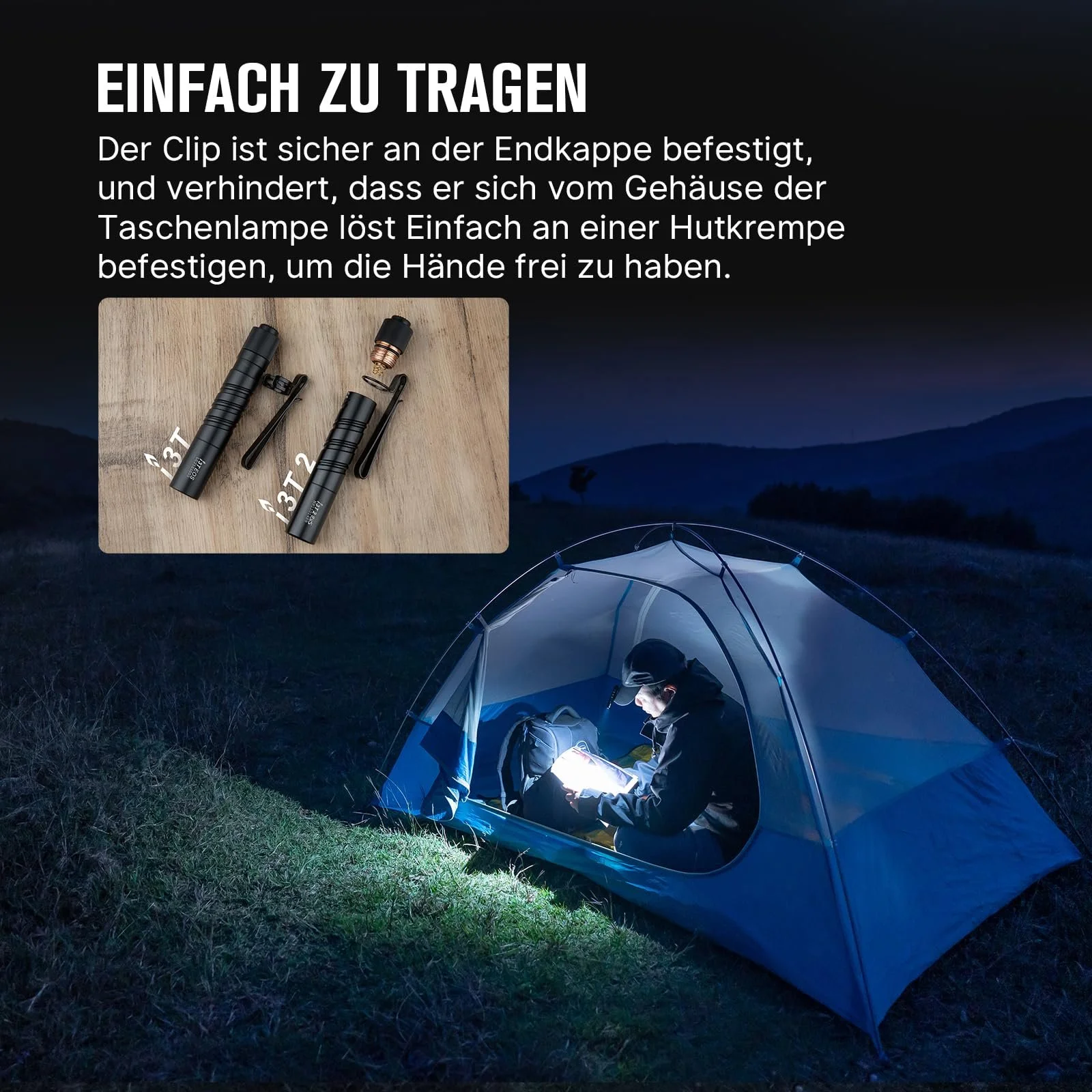 Ліхтар OLIGHT I3T 2 Mini 200 люмен, фото №6