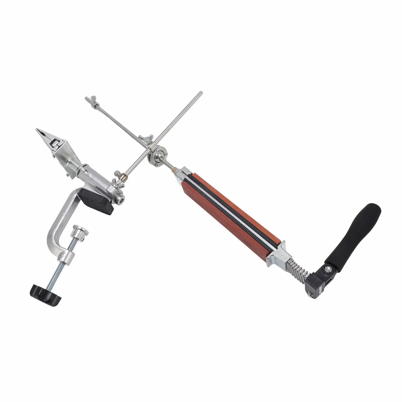 Точилка для ножей с фиксированным углом Профессиональная система заточки 8 камней 360 градусов, фото №3