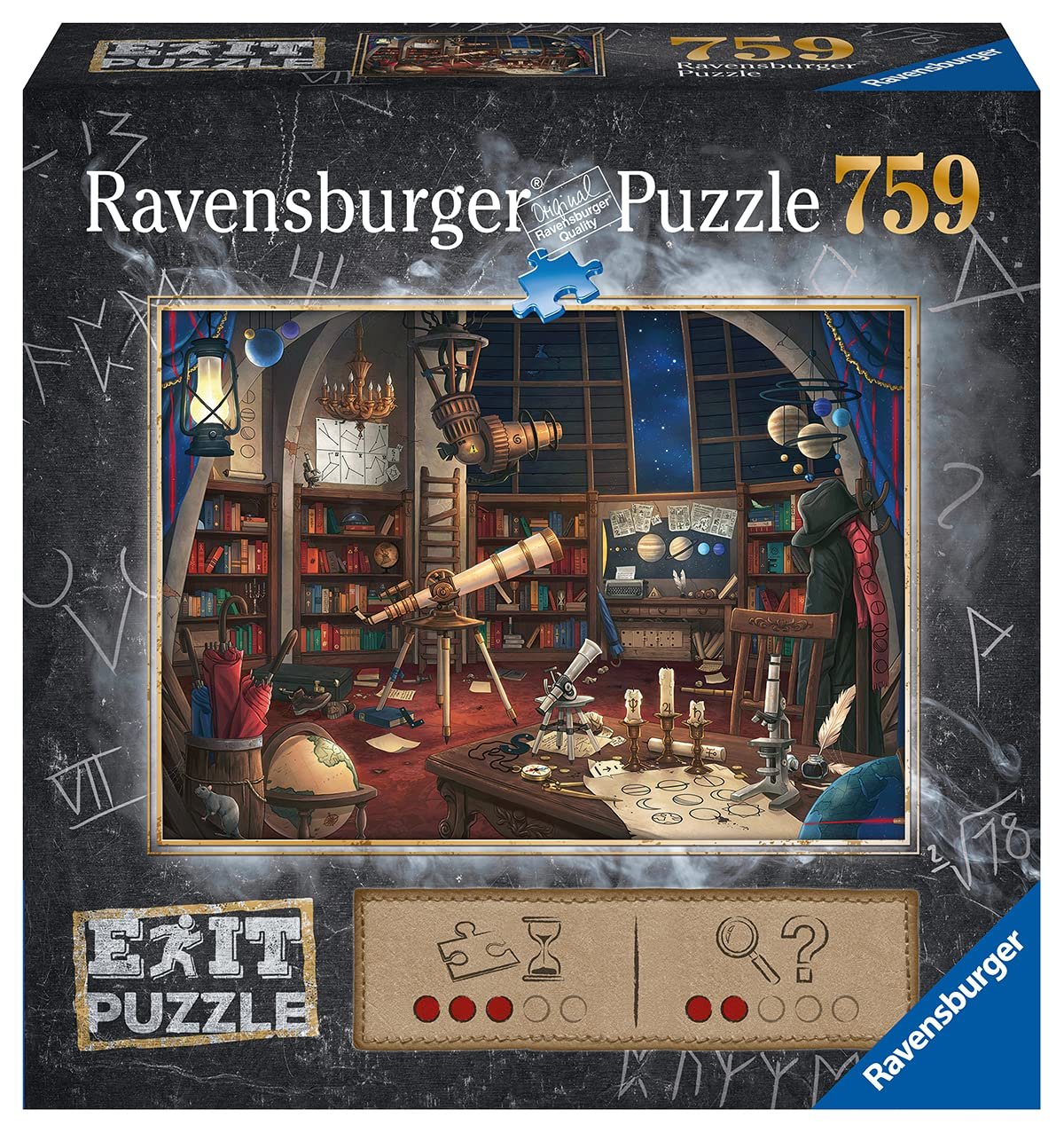 Пазл-квест Ravensburger Exit Puzzle Sternwarte 759 деталей, фото №1
