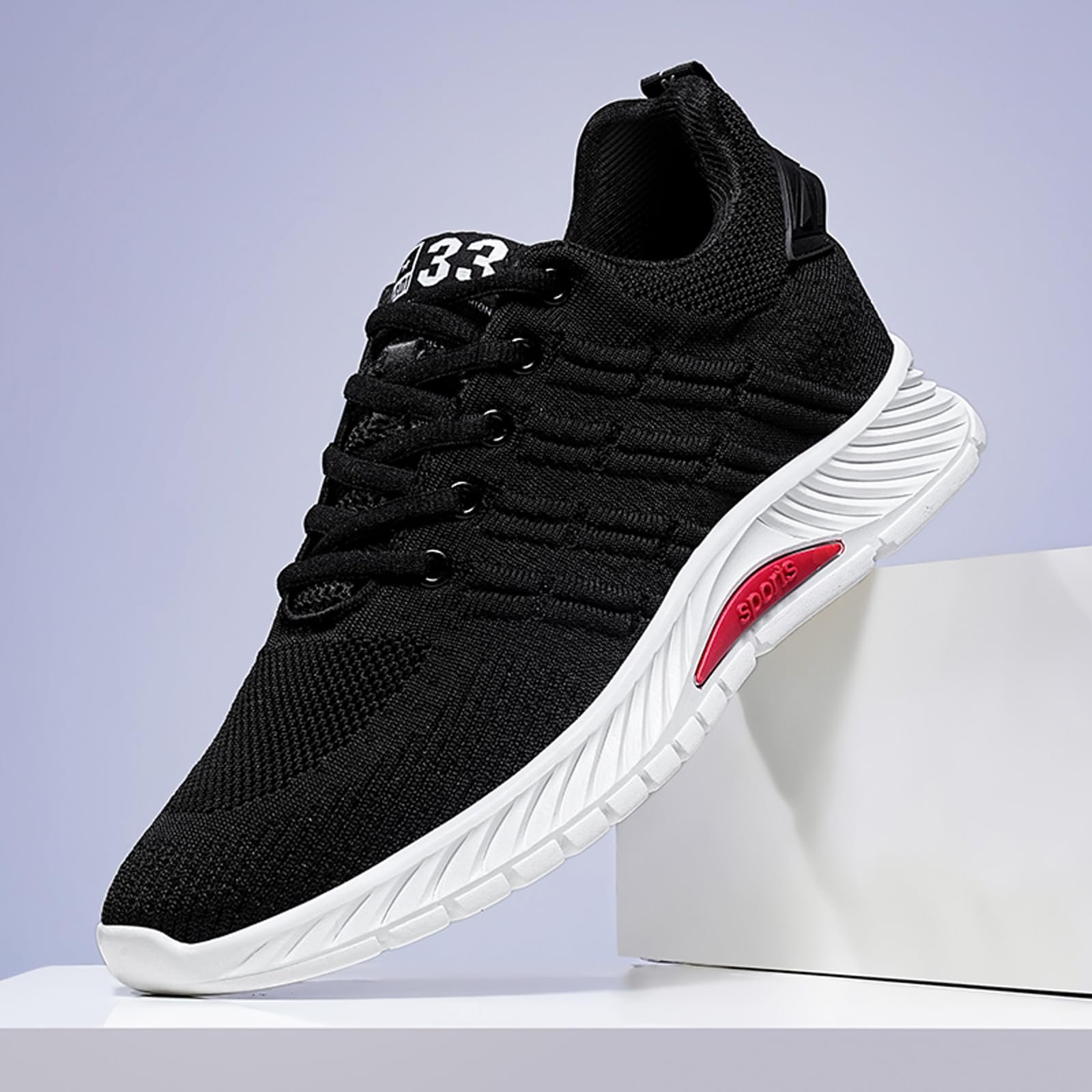 Чоловічі Кросівки FLIOZY на платформі 6 см, легкі та дихаючі спортивні кросівки з нековзкою підошвою, фото №6