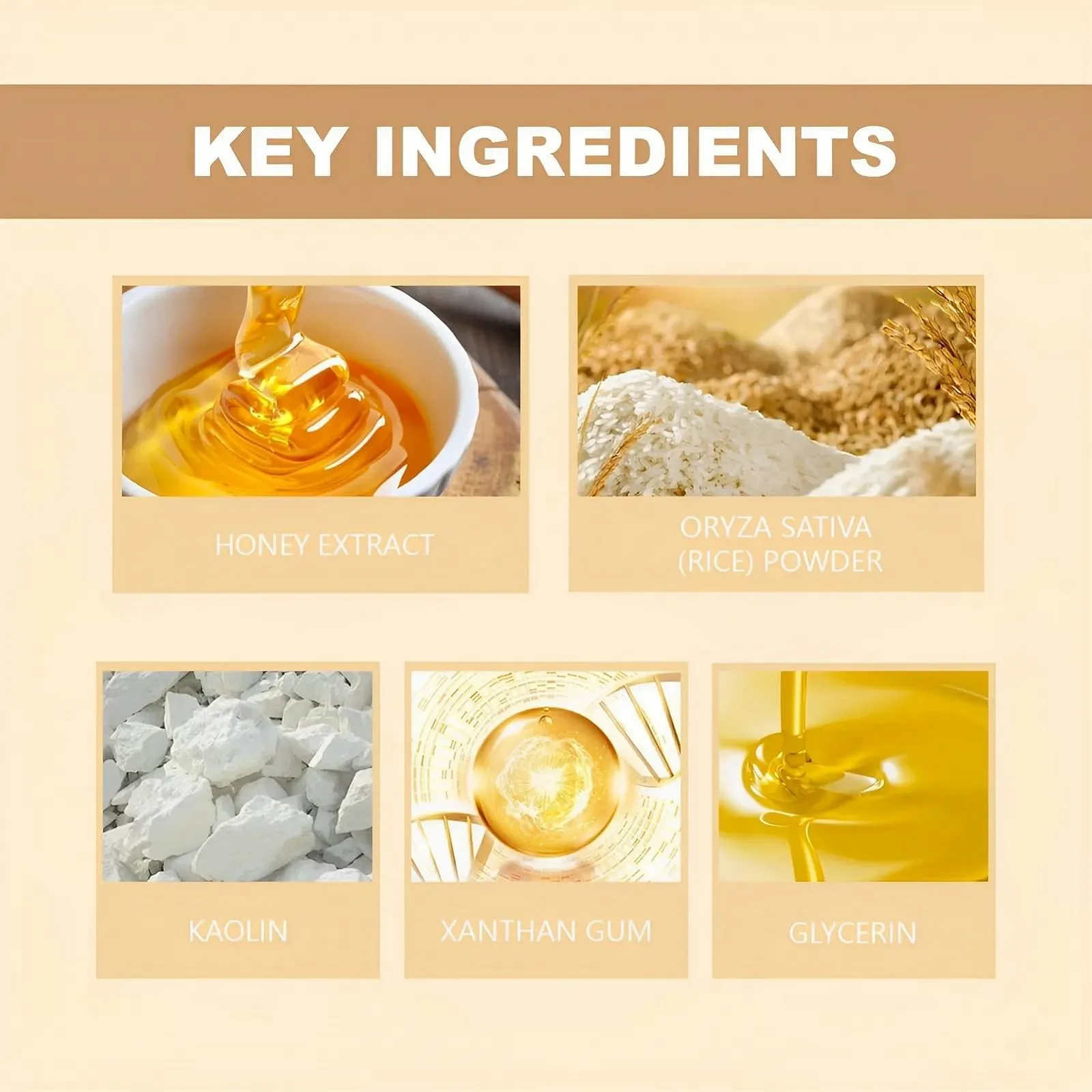 Маска для обличчя Rice Beauty 150 г, Рисова маска для обличчя, фото №3