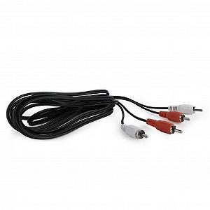 Кабели мультимедийные Cablexpert 2RCA to 2RCA 1.8m CCA-2R2R-6 synthetic.ua - Фото 1