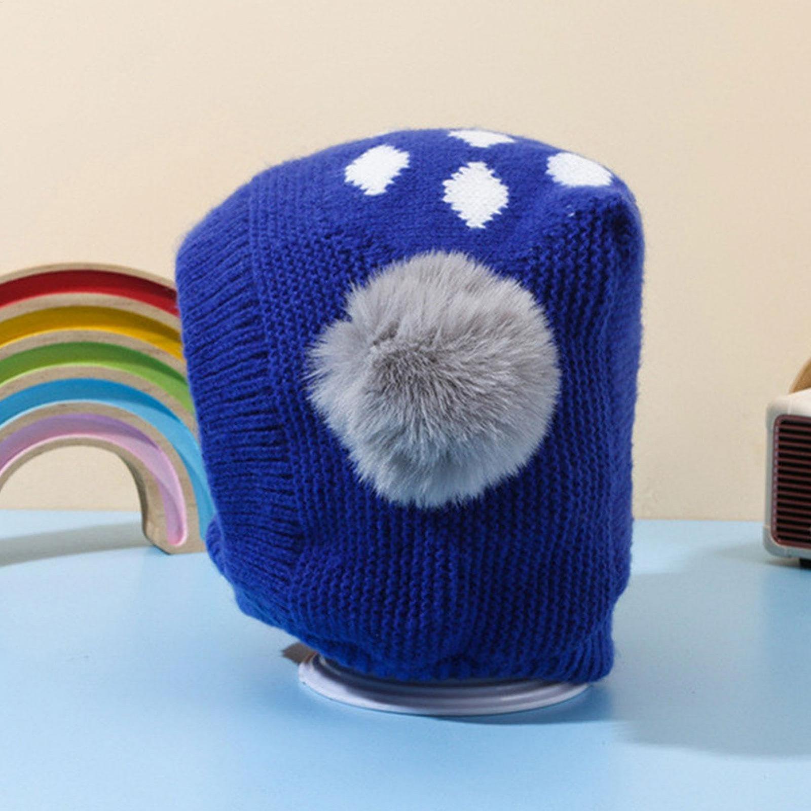 Вязаная шапка-ушанка Zqkimzi для детей, зимняя вязаная, фото №4 Вязаная шапка-ушанка Zqkimzi для детей, зимняя вязаная, фото №4