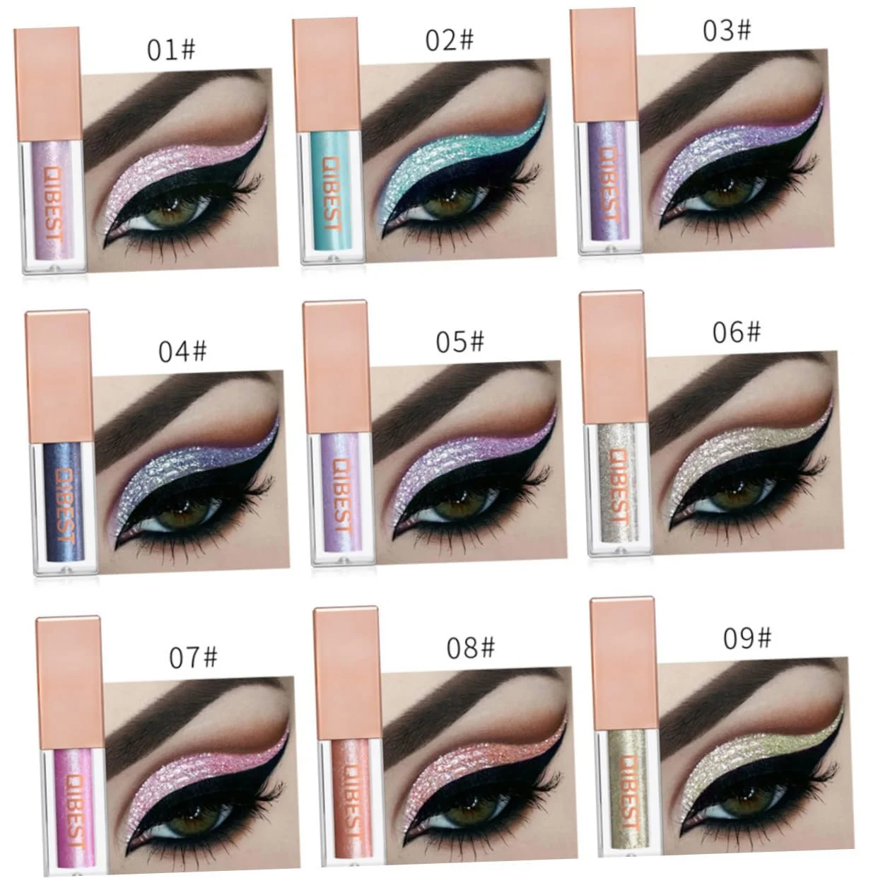 Блестящие тени для век Редкие Матовые, фото №7