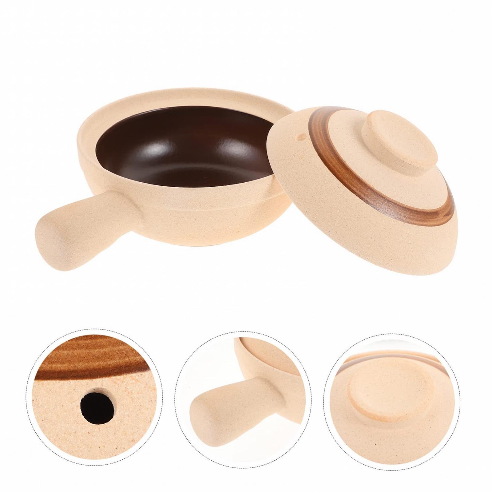 Кастрюля для супа Luxshiny с крышкой керамическая, фото №3