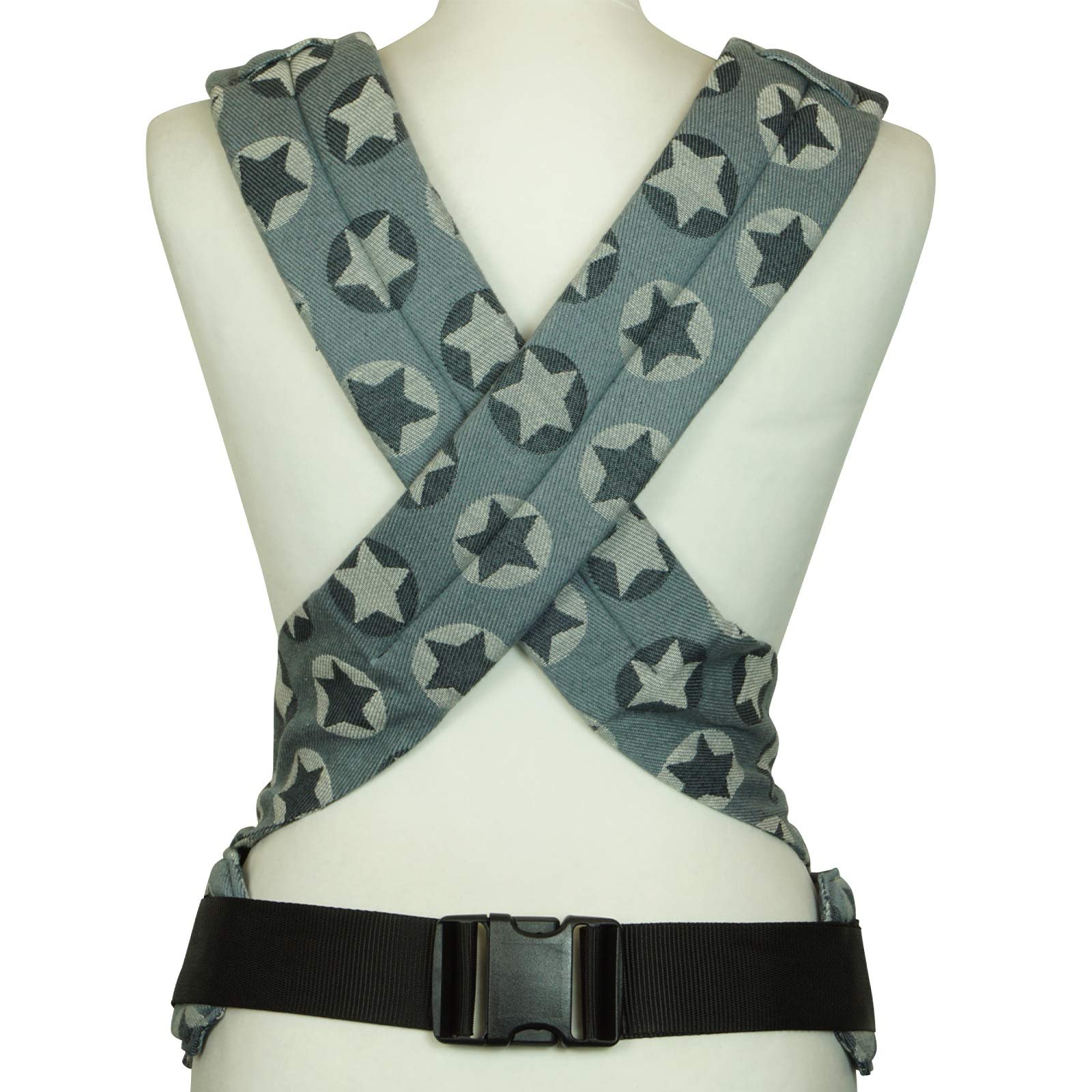 Слінг-рюкзак Fräulein Hübsch SoftTai Babysize Halfbuckle Stars All Over White (50/56 - 80/86 см) Білий, фото №2