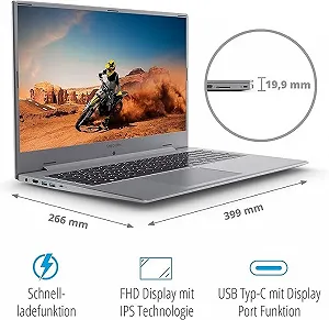 Купити Ноутбук 17,3" Medion (Lenovo Group) Akoya S17405 | Intel Core i5-1135G7 | IPS (1920x1080) FullHD | RAM 8 ГБ | SSD 512 ГБ | HDD 1 ТБ | Intel Iris Xe Graphics | Метал | Підсвітка | Win11 (5183) - Фото 1 Ноутбук 17,3" Medion (Lenovo Group) Akoya S17405 | Intel Core i5-1135G7 | IPS (1920x1080) FullHD | RAM 8 ГБ | SSD 512 ГБ | HDD 1 ТБ | Intel Iris Xe Graphics | Метал | Підсвітка | Win11 (5183) - Фото 1