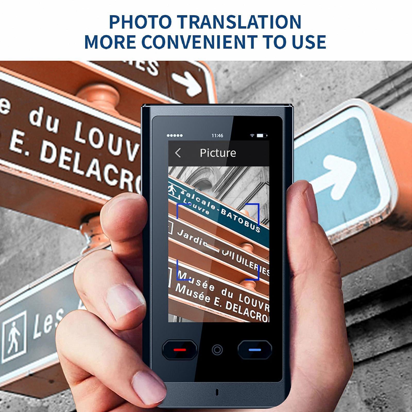 Пристрій Голосовий Перекладач 138 Мов Онлайн, 15 Мов Офлайн, Двосторонній Миттєвий Розумний, фото №7 Пристрій Голосовий Перекладач 138 Мов Онлайн, 15 Мов Офлайн, Двосторонній Миттєвий Розумний, фото №7